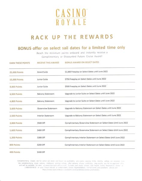 casino royale club royal caribbean|Enter the information below to view your offers.